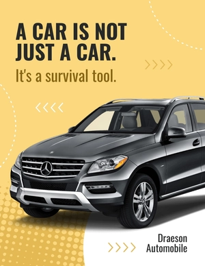 Car Marketing Flyer Template