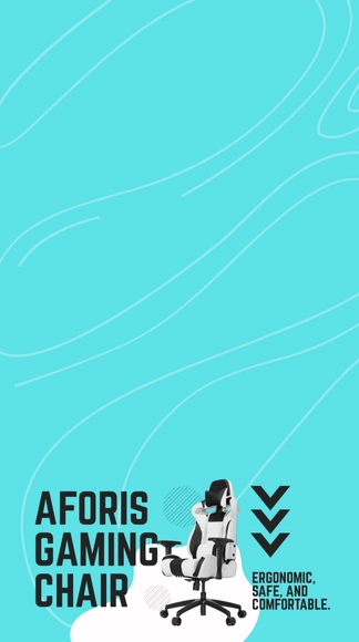 Free Gaming Chair Snapchat Geofilter Template to Edit Online