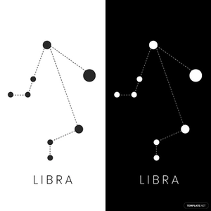Libra Star Vector