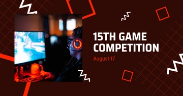 Free Game Competition Facebook Post Template to Edit Online