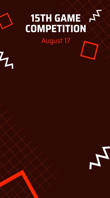 Free Game Competition Snapchat Geofilter Template to Edit Online