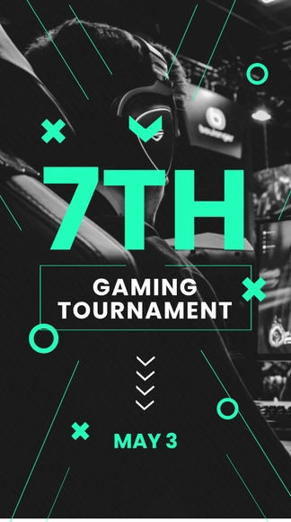 Free Gaming Tournament Whatsapp Post Template to Edit Online