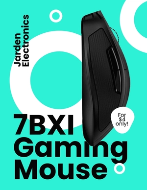 Gaming Product Promotion Flyer Template