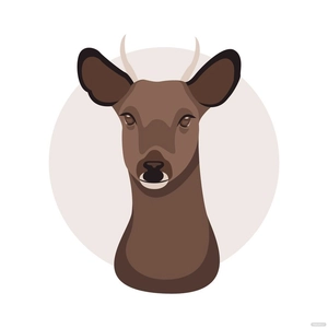 Spike Deer Vector