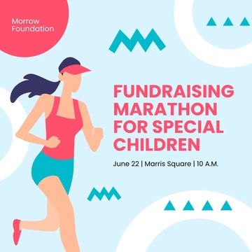 Free Fundraising Event Instagram Post Template to Edit Online