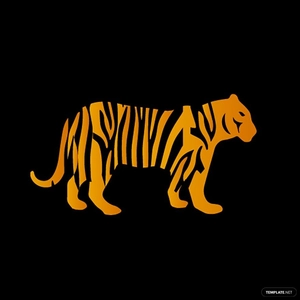 Tiger Full Body Vector
