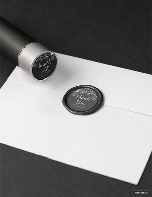 Wedding Seal Label Template