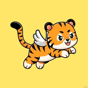 Flying Tiger Vector