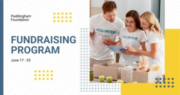 Free Nonprofit Fundraiser Facebook Post Template to Edit Online