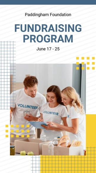 Free Nonprofit Fundraiser Whatsapp Post Template to Edit Online