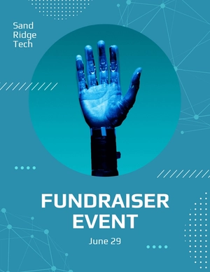 Startup Fundraiser Event Flyer Template