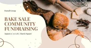Free Community Fundraising Facebook Post Template to Edit Online