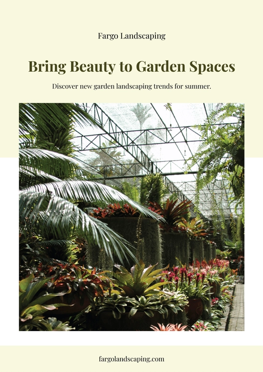 Landscaping Magnet Template