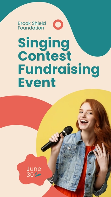 Free Contest Fundraising Whatsapp Post Template to Edit Online