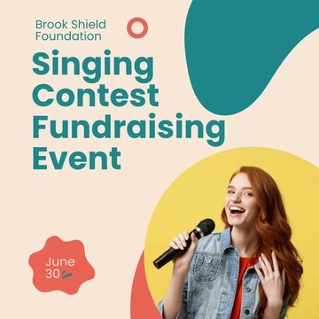 Free Contest Fundraising Linkedin Post Template to Edit Online