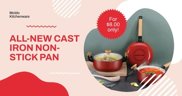 Free Kitchenware Product Facebook Post Template to Edit Online