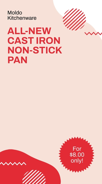Free Kitchenware Product Snapchat Geofilter Template to Edit Online