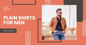 Free Fashion Product Promotion Facebook Post Template to Edit Online