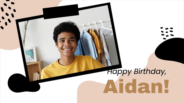 Free Birthday Collage Video Template to Edit Online