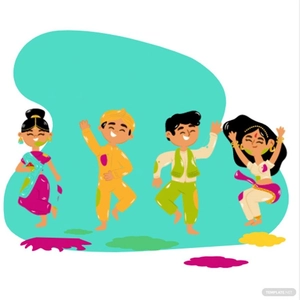Happy Holi Party Vector