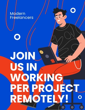 Modern Freelancing Flyer Template