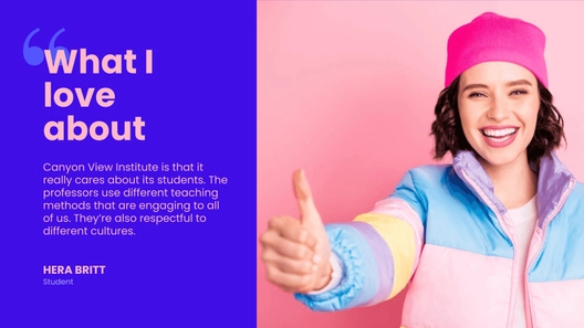 School Testimonial Template