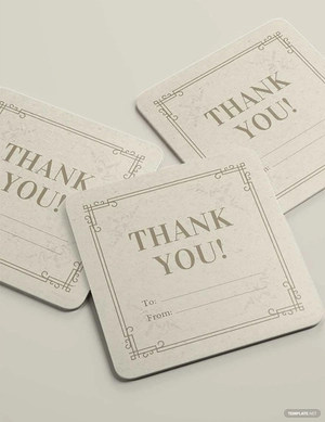 Vintage Gift Label Template