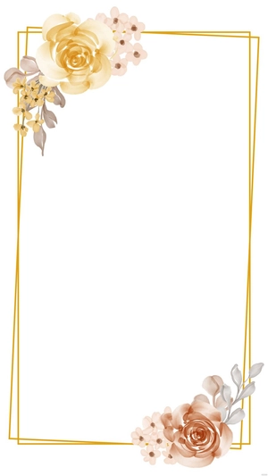 Wedding Frame Mobile Background