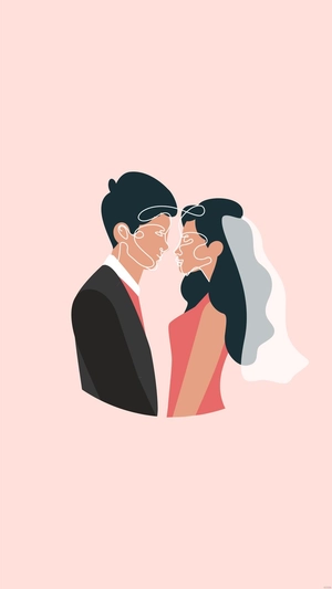 Transparent Wedding Mobile Background