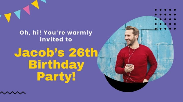 Free Birthday Party Video Template to Edit Online