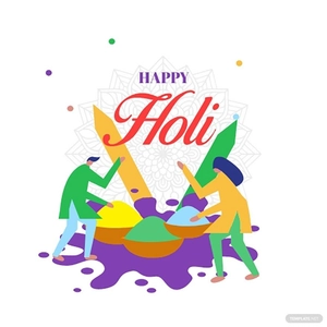 Happy Holi Vector