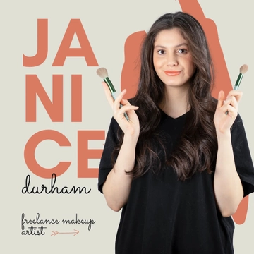 Free Freelance Makeup Artist Instagram Post Template to Edit Online