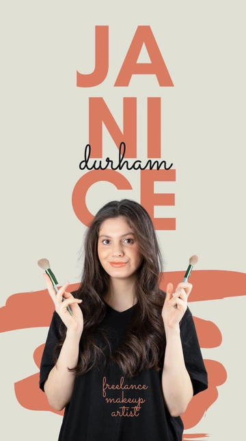 Free Freelance Makeup Artist Instagram Story Template to Edit Online