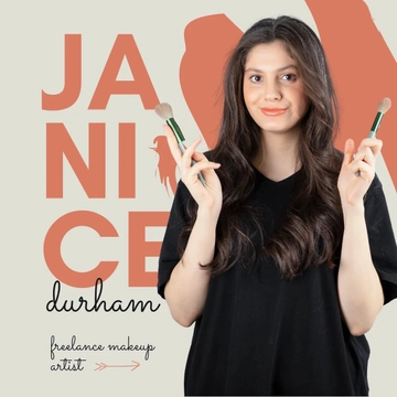 Free Freelance Makeup Artist Linkedin Post Template to Edit Online