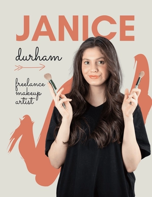 Freelance Makeup Artist Flyer Template