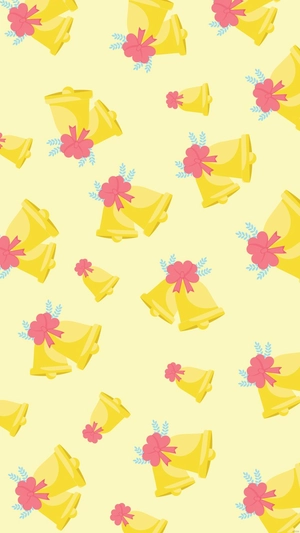 Wedding Bells Mobile Background