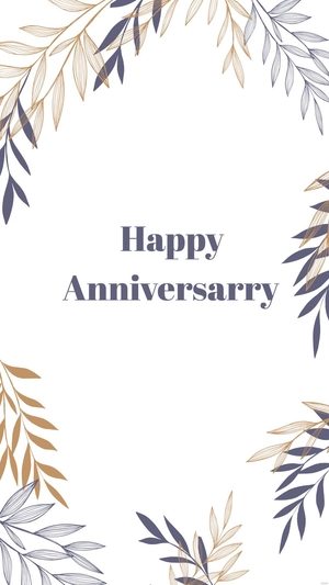 Wedding Anniversary Mobile Background