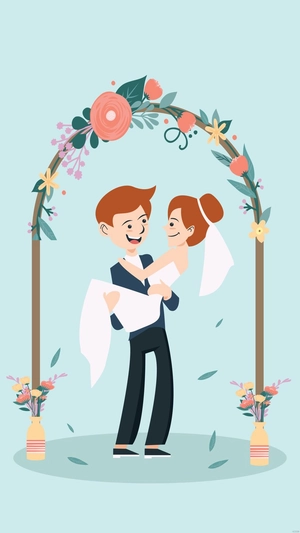 Wedding Decoration Mobile Background