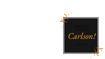 Free Professional Team Member Birthday Video Template to Edit Online