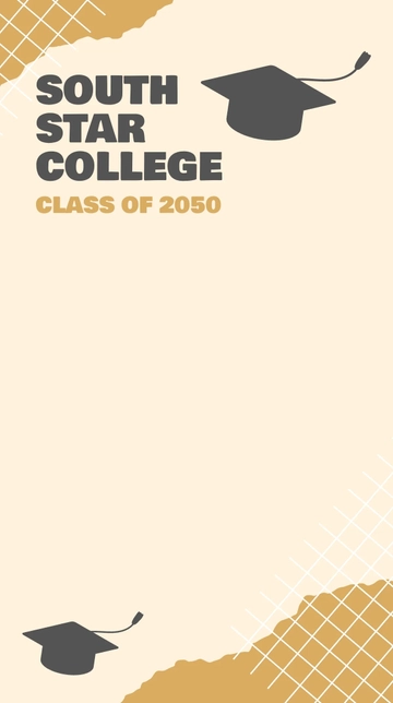 Free Graduation Collage Snapchat Geofilter Template to Edit Online