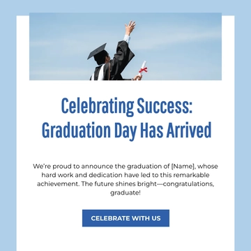 Free Graduation Announcement WhatsApp Post Template to Edit Online
