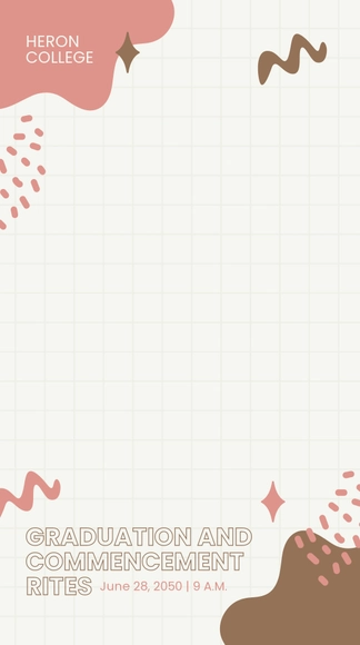 Free Graduation Announcement Snapchat Geofilter Template to Edit Online