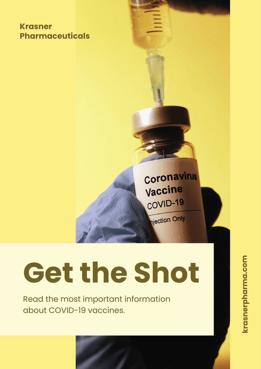 Covid Vaccine Magnet Template