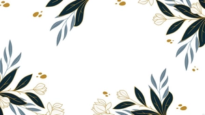 Wedding Leaves Background