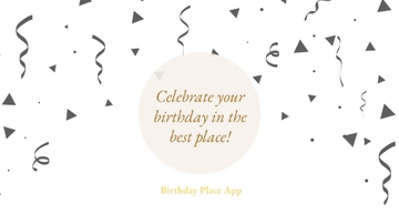 Free Birthday Place Video Template to Edit Online