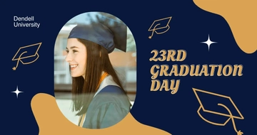 Free Graduation Day Facebook Post Template to Edit Online