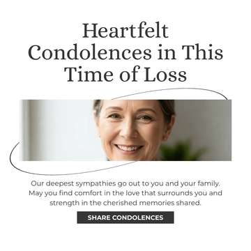 Free Condolence Whatsapp Post Template to Edit Online