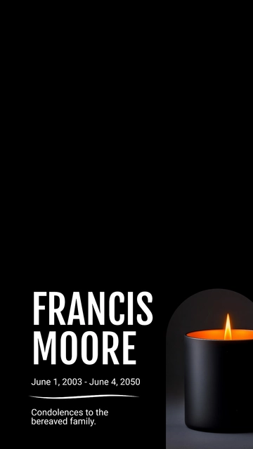 Free Condolence Snapchat Geofilter Template to Edit Online