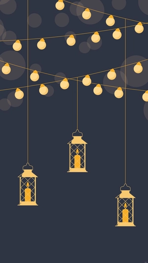 Wedding Lamp Mobile Background