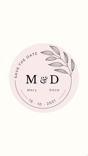Wedding Stamp Mobile Background